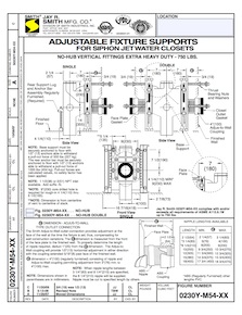 0230Y-M54-XK Vertical Fittings Extra Heavy Duty 1,000 Lbs